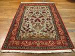 SIL1060 4X5 PERSIAN QUOM RUG
