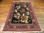 SIL1063 3X5 PERSIAN PICTORIAL QUOM RUG