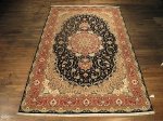 SIL187 7X11 FINE PERSIAN BENAM TABRIZ RUG