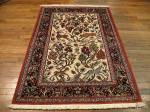 SIL1068 4X5 PERSIAN PICTORIAL QUOM RUG