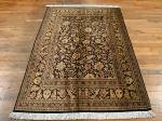 SIL1082 3X5 PURE SILK PERSIAN QUOM RUG