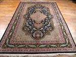 SIL1090 7X10 PERSIAN QUOM RUG