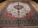 SIL1096 10X13 PERSIAN QUOM RUG