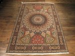 SIL191 7X10 FINE PERSIAN GONBAD TABRIZ RUG