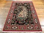 SIL1156 4X5 PERSIAN PICTORIAL QUOM RUG