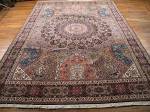 SIL1160 8X12 PERSIAN GONBAD TABRIZ RUG