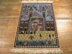 SIL1188 2X3 PERSIAN PICTORIAL ISFAHAN RUG