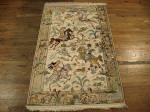 SIL1195 3X5 PERSIAN PICTORIAL QUOM RUG