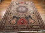 SIL1205 7X10 PERSIAN GONBAD TABRIZ RUG