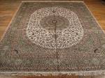 SIL1228 8X10 PURE SILK CHINESE RUG