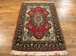 SIL760 3X4 PERSIAN QUOM RUG