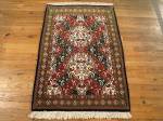 SIL763 3X4 PERSIAN QUOM RUG