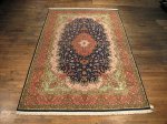 SIL206 7X10 FINE PERSIAN BENAM TABRIZ RUG