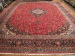 SIL1265 13X17 OVERSIZE PERSIAN KASHAN RUG