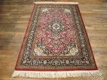 #1016 3x4 Silk Persian Rug. High Quality Genuine Silk Persian Rugs from Qum or Qom.