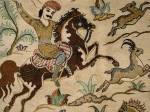 Persian Hunting Scene Rug